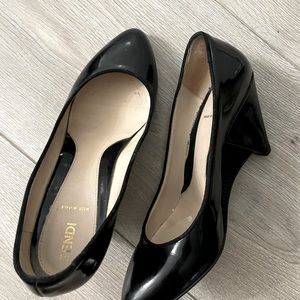 Fendi patent wedge classic low pump size 37